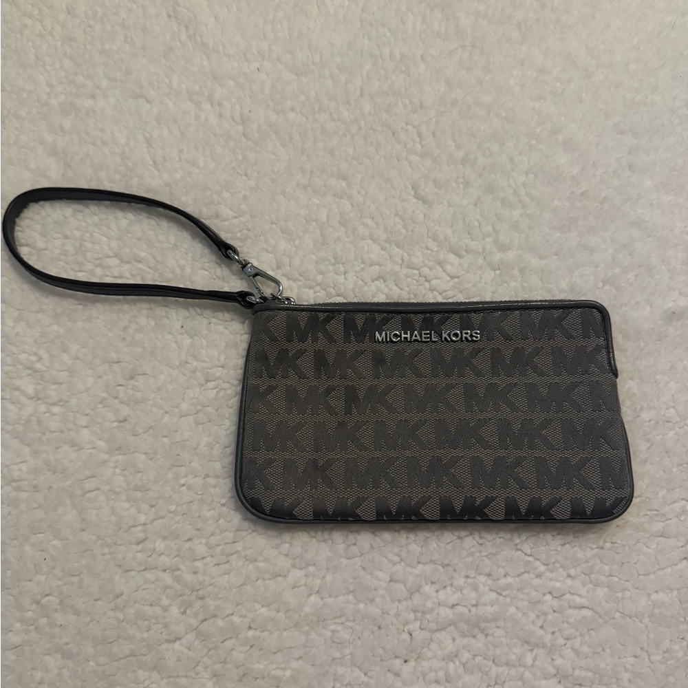 Michael Kors Signature Logo Wristlet